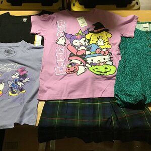 Kids Clothing Lot Size 10-12 Girls | 5 Pc Bundle Deal | Tops Bottoms Casual